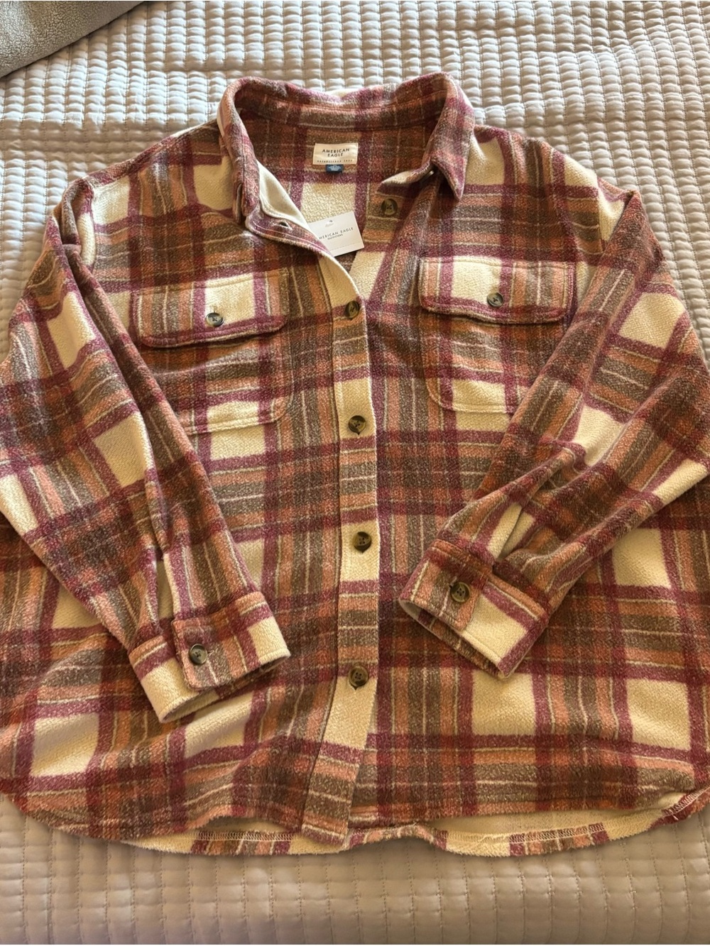 American Eagle Plaid Jacket